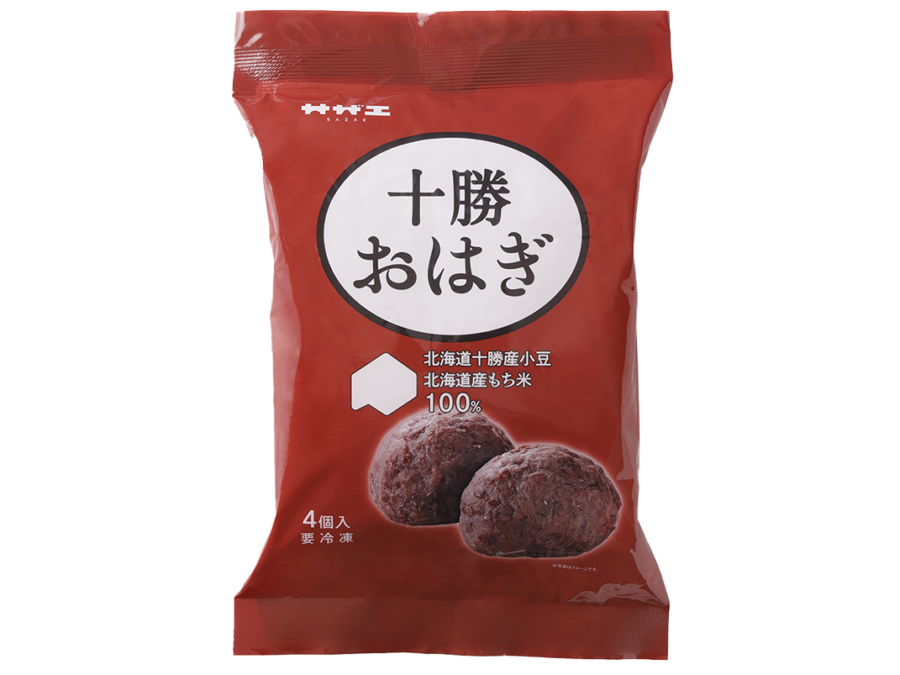 冷凍おはぎ4個入 | お品書き | サザエ食品株式会社